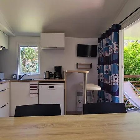 La Grand'terre 4 Etoiles - Linge De Maison Inclus - Clim - Tv - Plancha - Lave-vaisselle - 4 Personnes 2 Campsite Ruoms